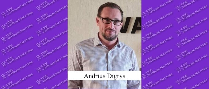 Andrius Digrys Moves to BLRT Grupp as General Counsel
